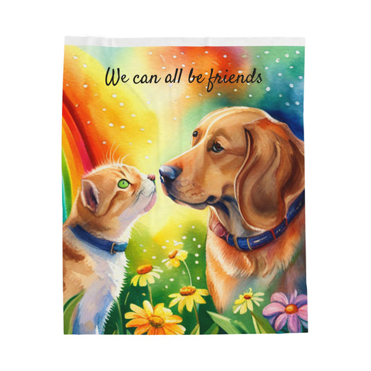 WE CAN ALL BE FRIENDS COMFORT BLANKET