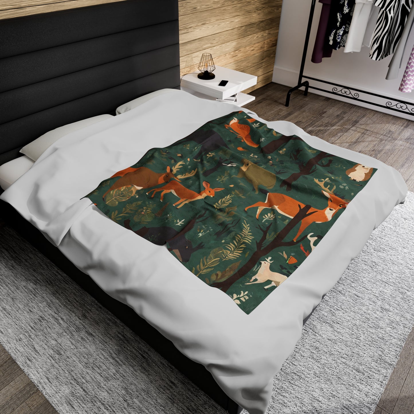 DEER IN THE FOREST COMFORT BLANKET