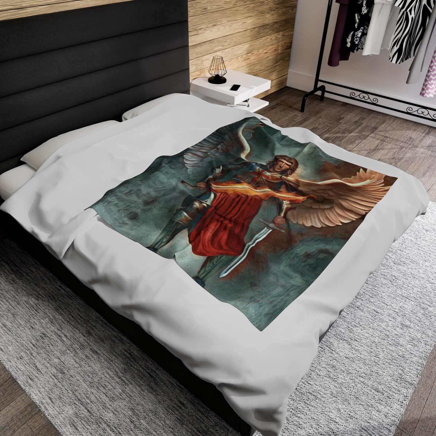 SAINT MICHAEL THE ARCHANGEL COMFORT BLANKET